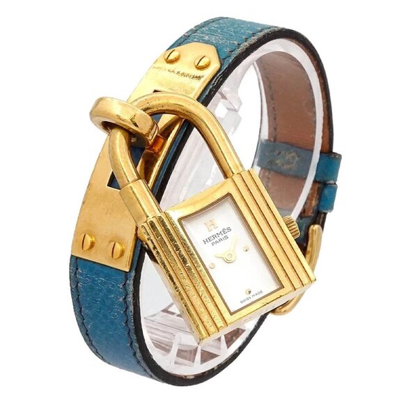 HERMES Kelly Watch Vintage Quartz White Dial Ladies Watch 90263376 - Picture 6 of 8